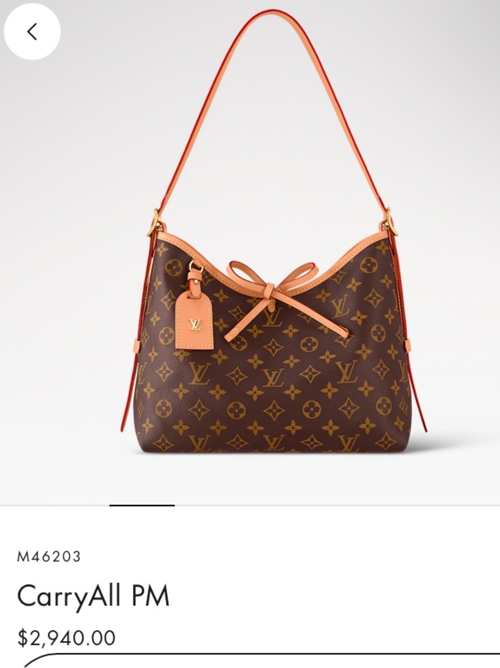 Coming soon Louis Vuitton Brown Monogram Canvas Shoulder Bag with Light Tan Trim - Picture 1 of 1